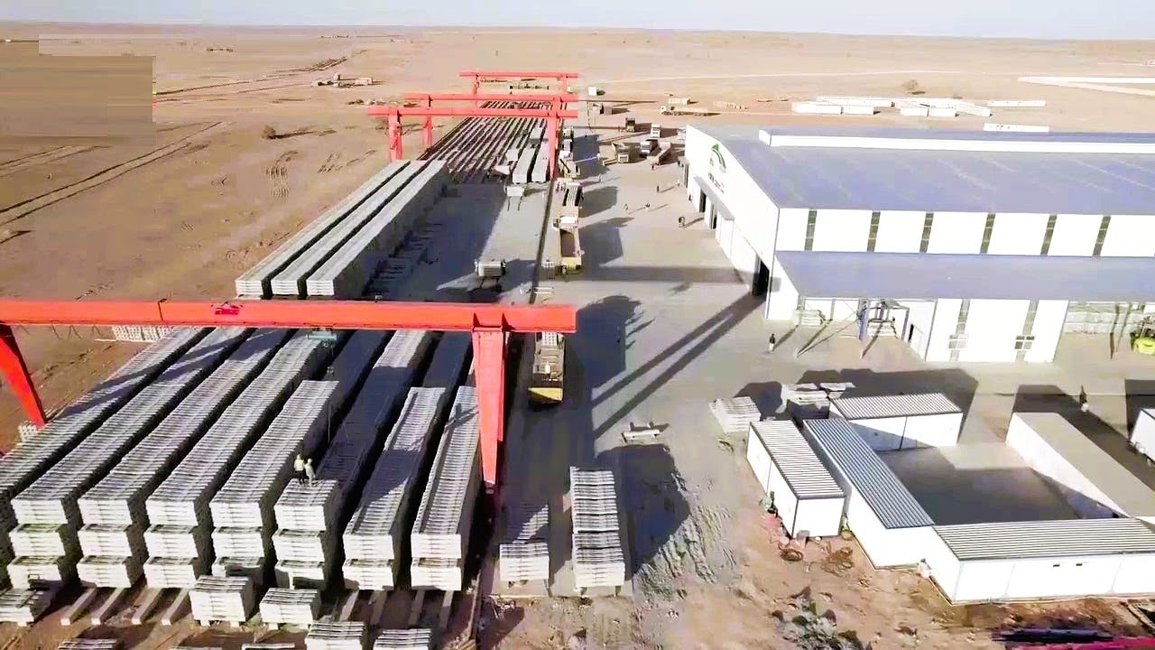 تعرفو على واحد من اهم المصانع المساندة لتطوير شبكة السكك الحديدية في الجزائر HASSI KHABBI
