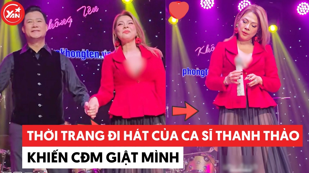 Thời trang đi hát của ca sĩ Thanh Thảo khiến CĐM giật mình #thanhthao #yannews