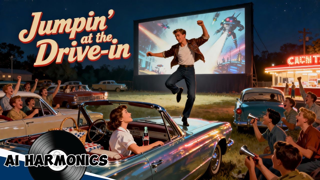 Classic 50s Rock ’n’ Roll Party! –🔥 Turn It Up! “Jumpin' at the Drive-in” 🎉🎸
