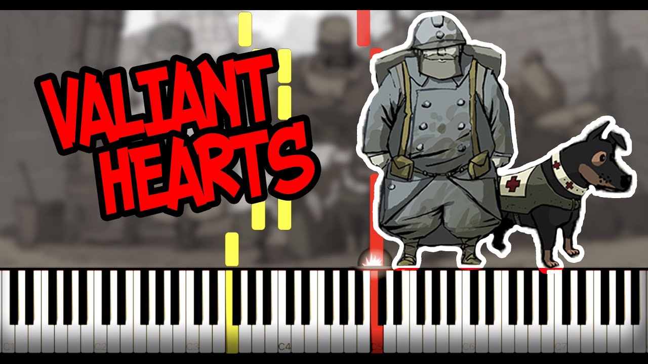 Тема из игры Valiant Hearts: The Great War | На Пианино | Piano Tutorial