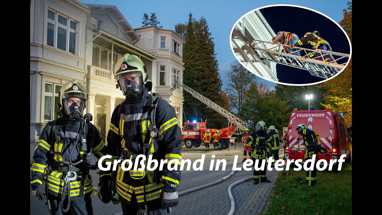 18 Kinder gerettet: Großeinsatz in Leutersdorfer Kita (Einsatzübung)