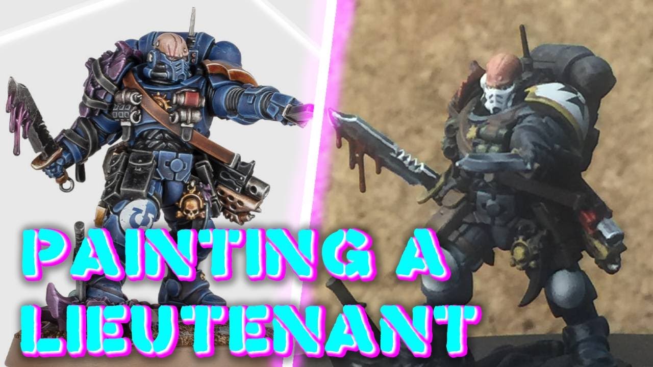 Paining the leviathan lieutenant with combi weapon .
