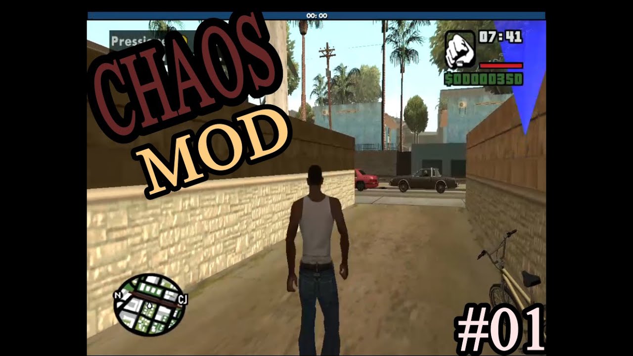 Testando o GTA San Andreas CHAOS MOD
