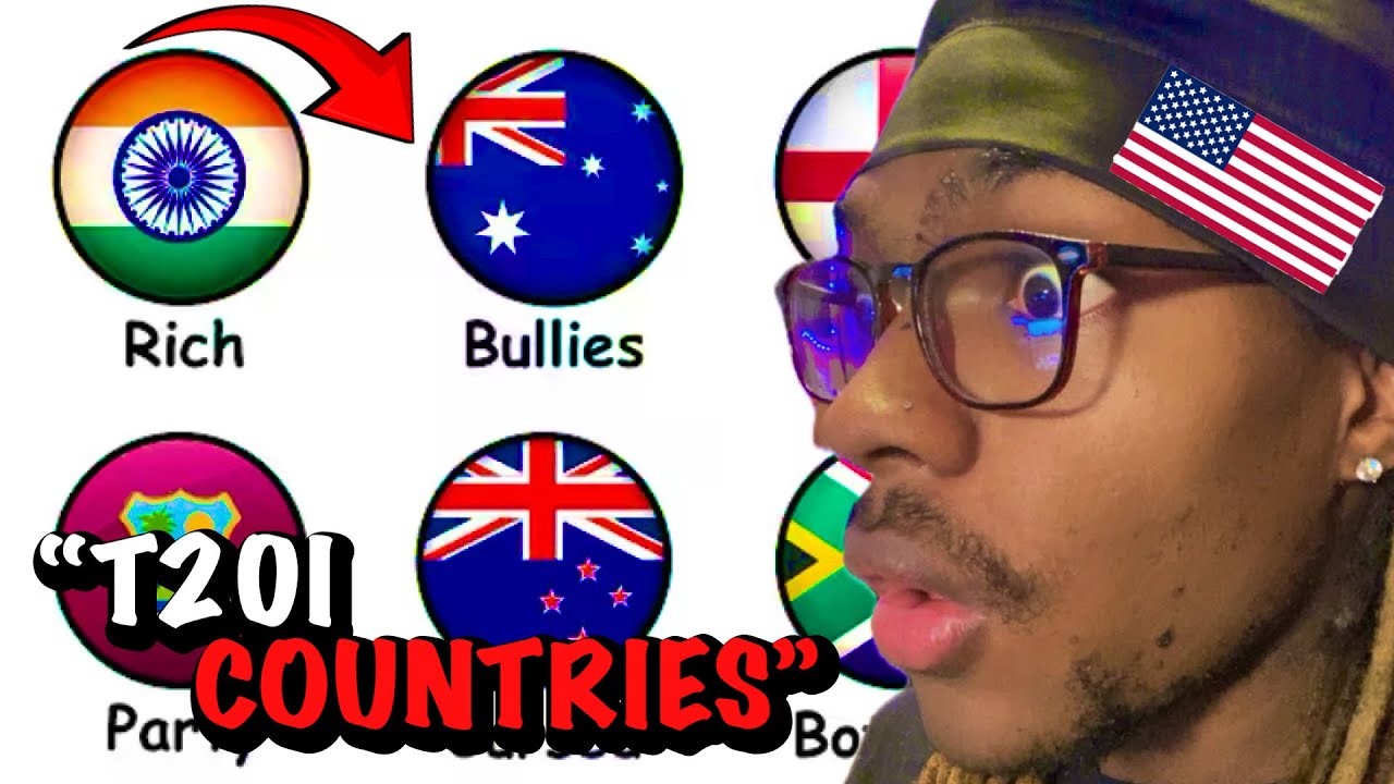 AMERICAN Learns EVERY T20I CRICKET COUNTRY?! The DIFFERENCE Between These TEAMS Are PURE INSANITY😳🔥