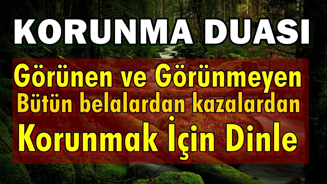 HER T&Uuml;RL&Uuml; BELADAN KORUNMA DUASI DİNLE Faziletli Dualar