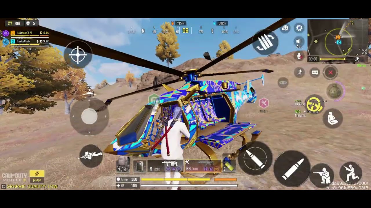 Carrying my team mate in duos