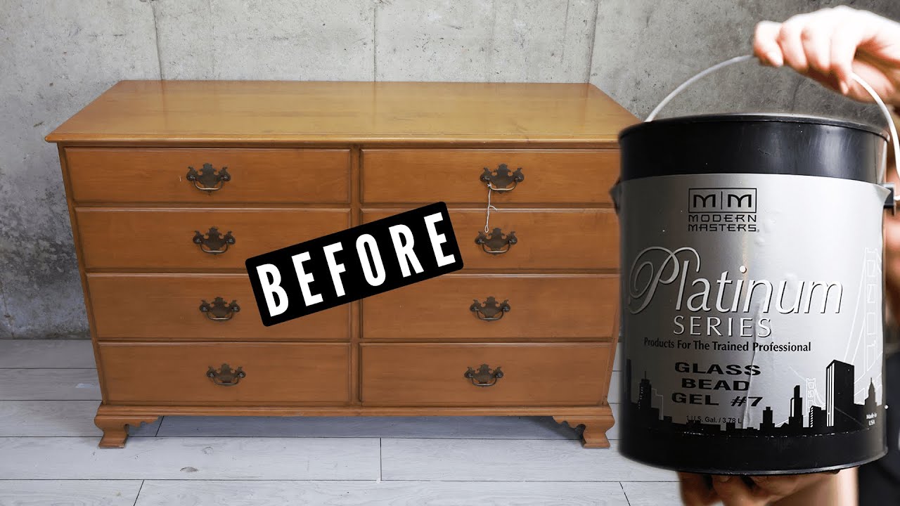 How to GLAM up an OLD and BORING Dresser