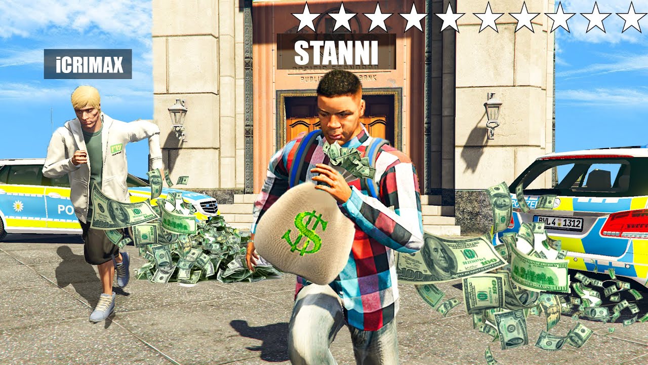 WIR RAUBEN EINE BANK AUS  mit iCrimax! GTA 5 RP