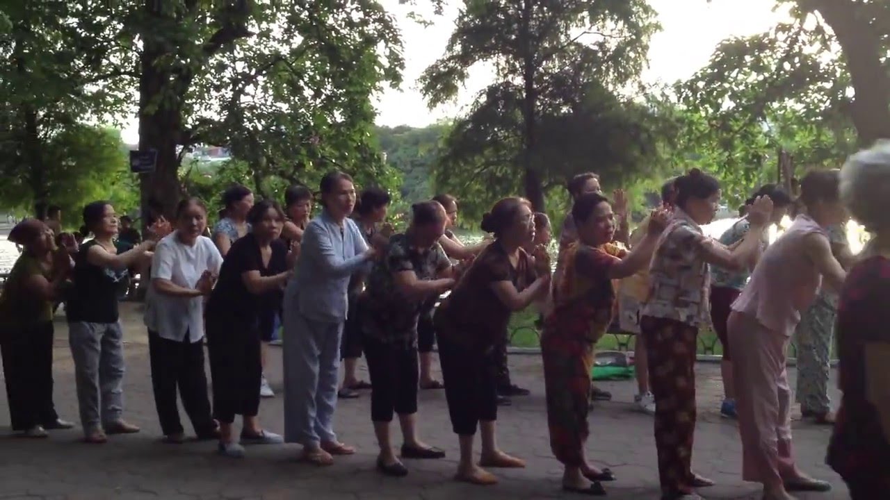 Tai Chi Morning at Hoan Kiem Lake