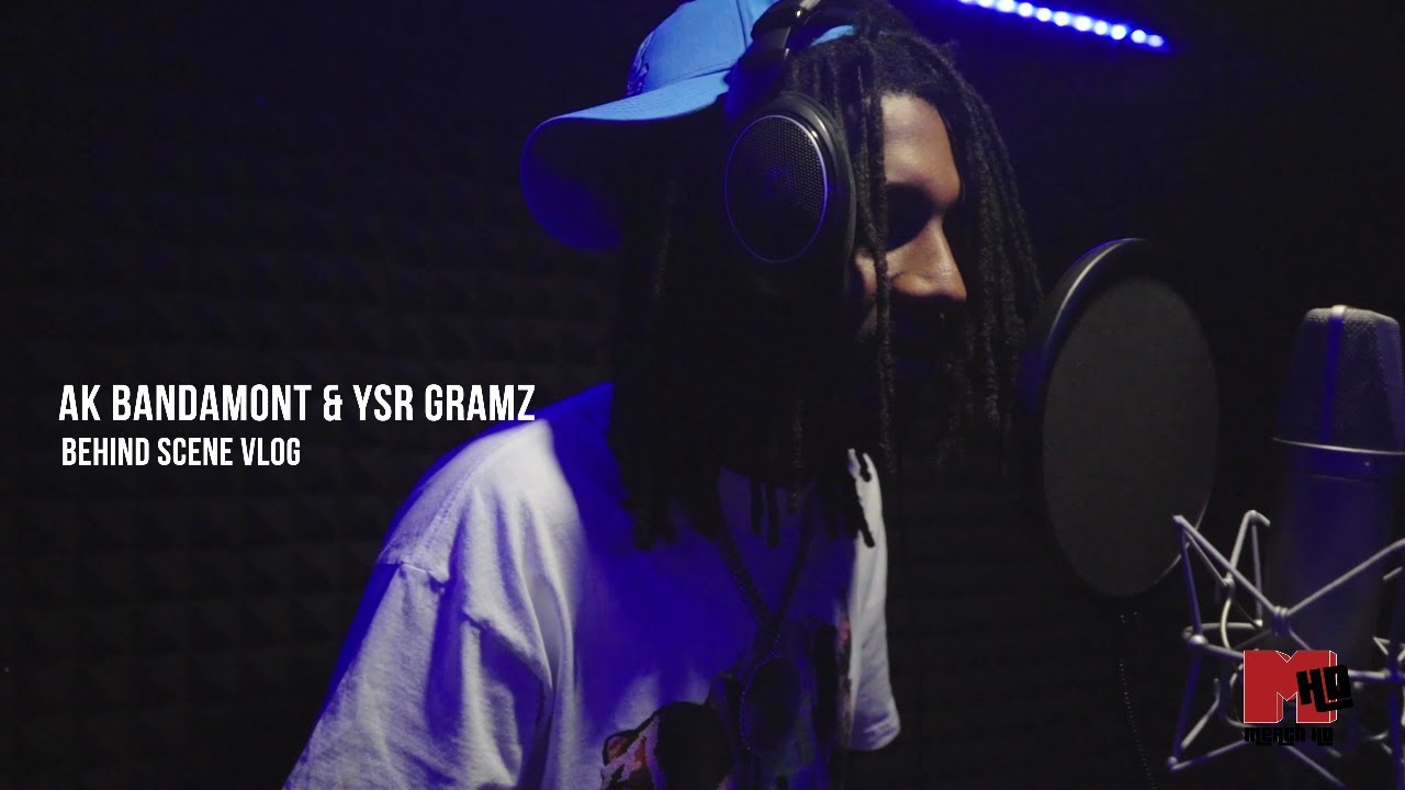 Ak Bandamont x YSR Gramz - Slide Music in Behind scene Vlog Shot By Merch HD