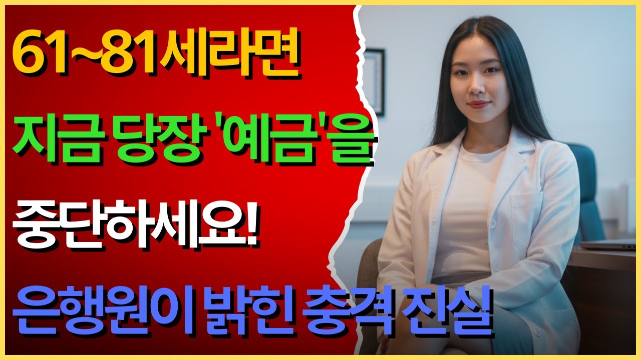 70대 예금, 사라진 원금? 은행 통장 정말 안전할까요? 지키는 방법