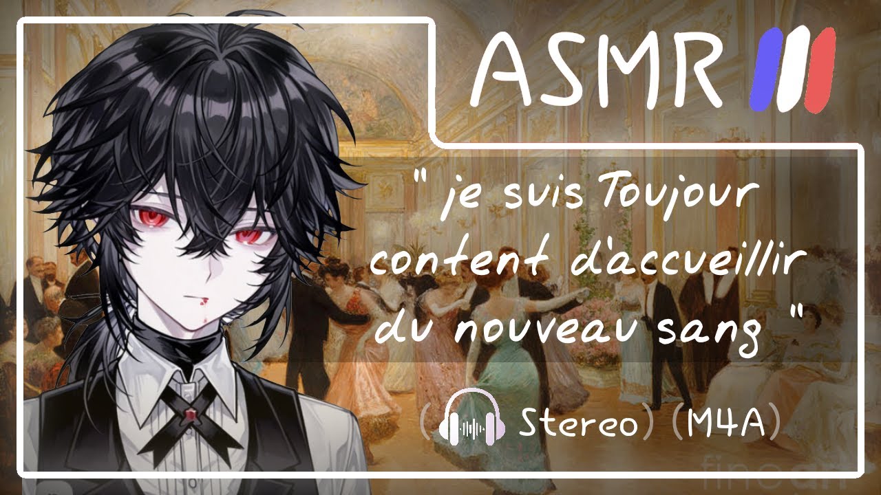 [ASMR RP] [M4A] Vampire aristocrate flirt avec toi pour avoir ton sang  - suspicieux -