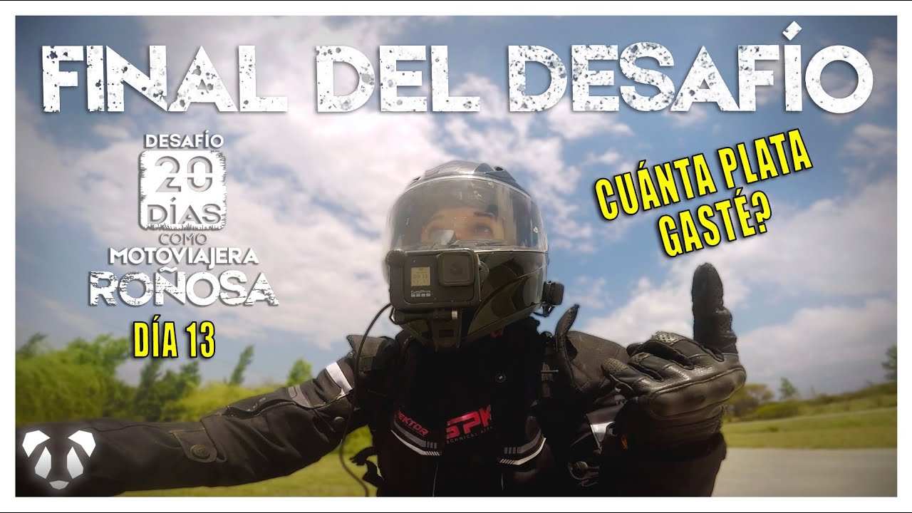 ESTO GAST&Eacute; EN 14 D&Iacute;AS COMO MOTOVIAJERA RO&Ntilde;OSA