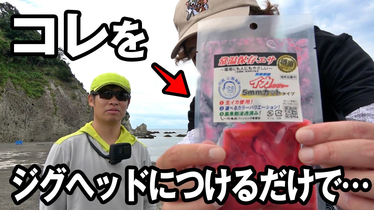 初心者にも超オススメ。ジグヘッドと相性抜群。このエサ、ルアーで釣れない時の救世主になりそうです。【気になる釣りエサの実釣力検証シリーズ：集魚戦隊イカレンジャー】