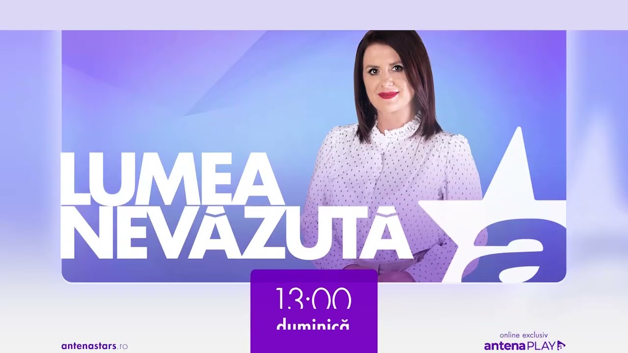 Lumea nevăzută, cu Dana Bălăceanu - Duminică, de la ora 13.00, pe Antena Stars și AntenaPLAY!🤩