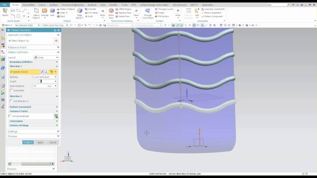 Crush Lines:  Bottle Design | Siemens NX