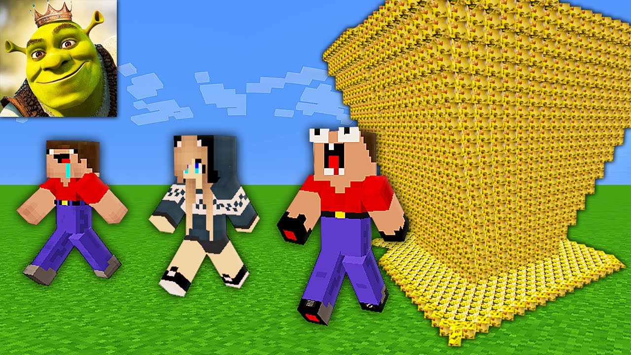 🌊ЦУНАМИ ИЗ ШРЕКА В МАЙНКРАФТ! | Глазастая Морда Minecraft