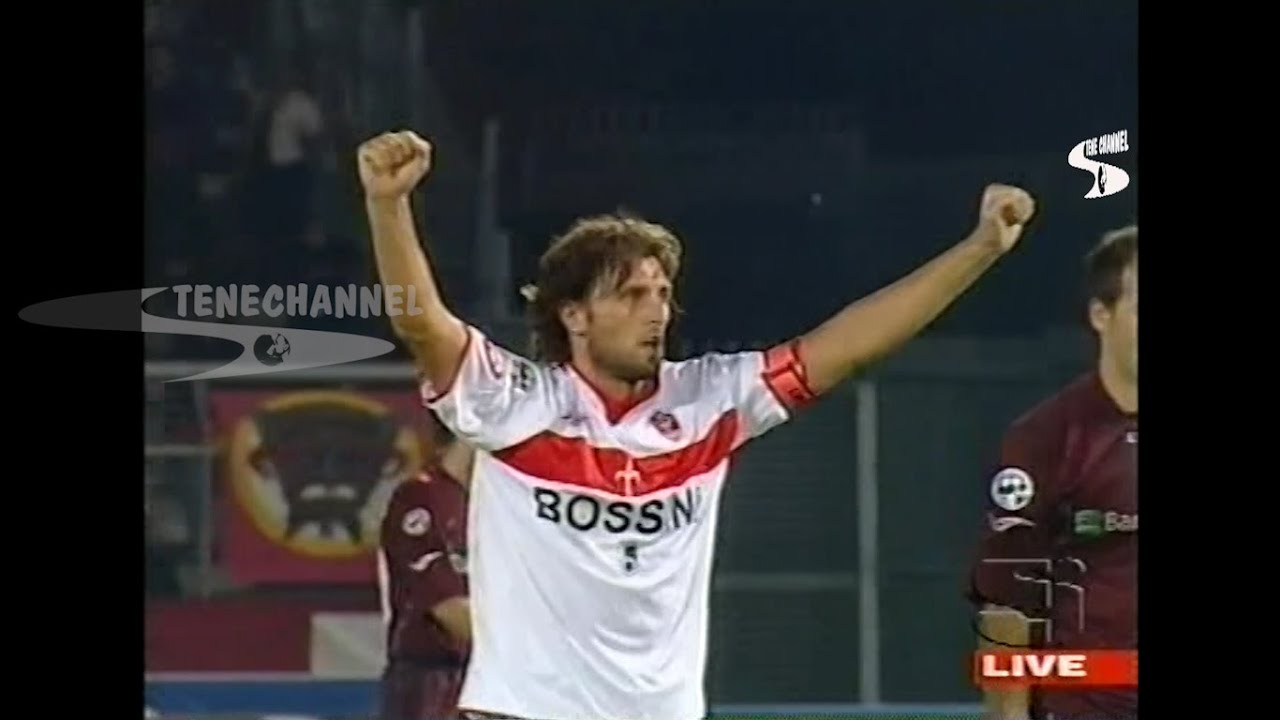 AREZZO-TRIESTINA 1-2 SERIE B 2004-05 GOL DI SPINESI(A) MOSCARDELLI E GODEAS(TS) AMARCORD #CASASTENE