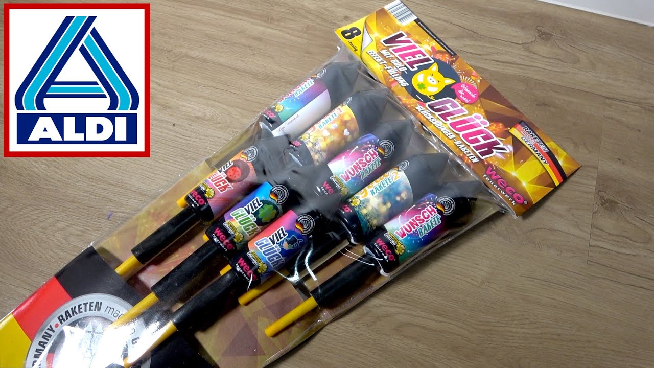 WECO VIEL GLÜCK RAKETEN 🍀[ALDI] 9,99€