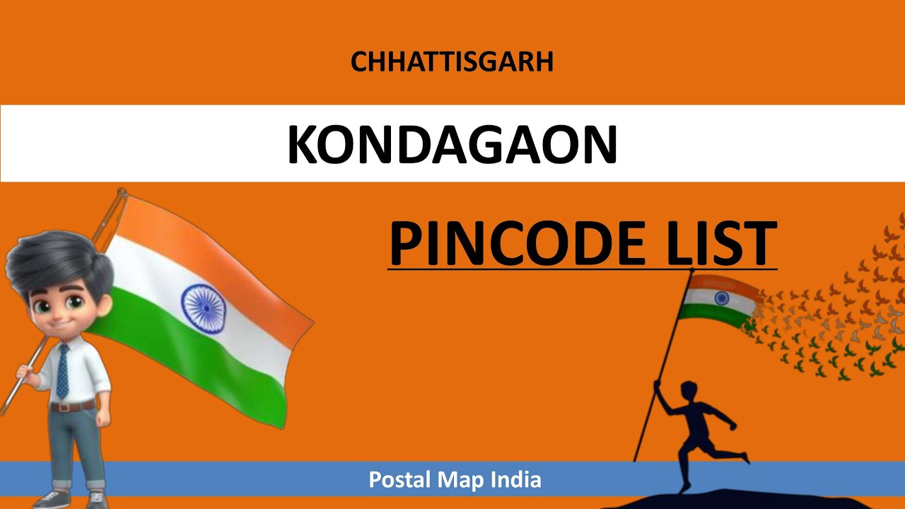 Kondagaon District Pincode List || CHHATTISGARH Zip Codes