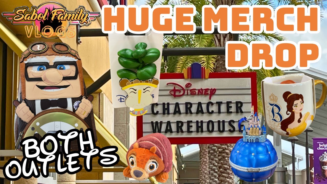 DISNEY CHARACTER WAREHOUSE OUTLET SHOPPING | Vineland & International Drive ~ HUGE New Merch Drop!