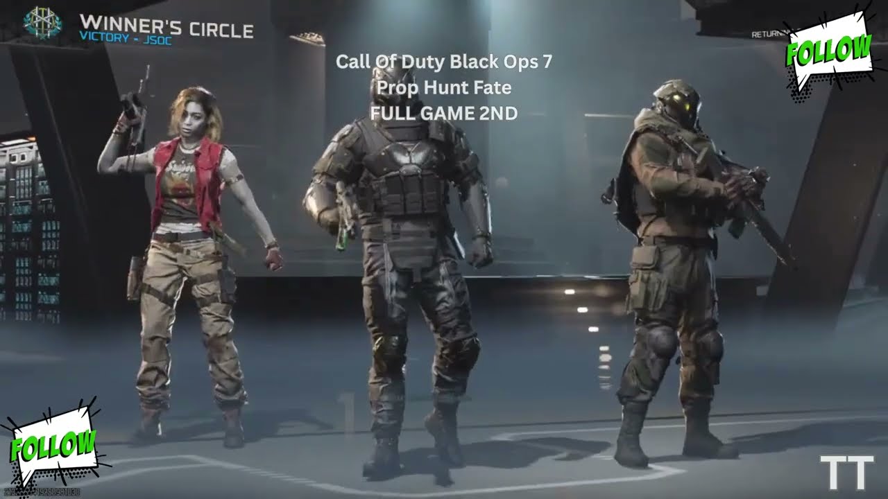 Call Of Duty Black Ops 7 Prop Hunt Fate FULL GAME 2ND [Tina Tormented] COD BO7 Gameplay
