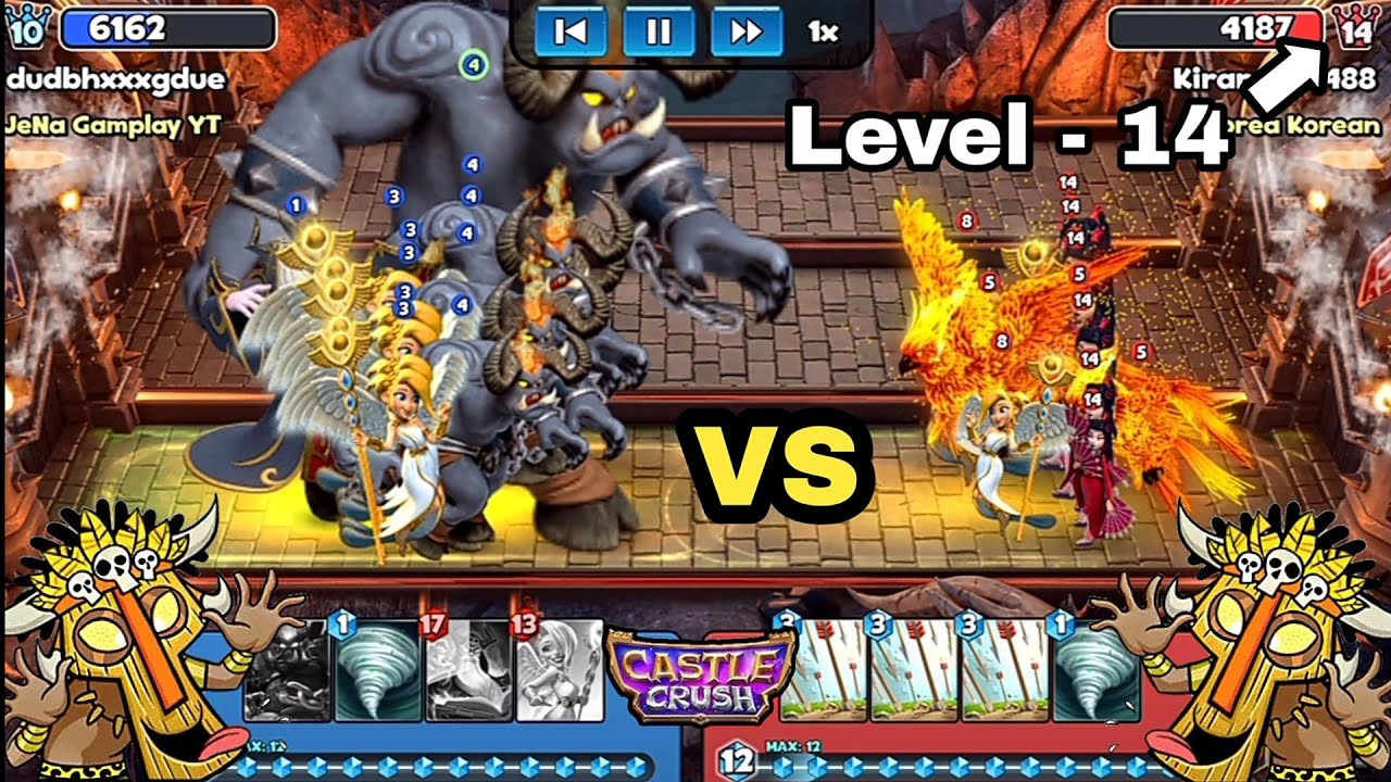 Fight Against Maximum High Level Players! Castle Crush