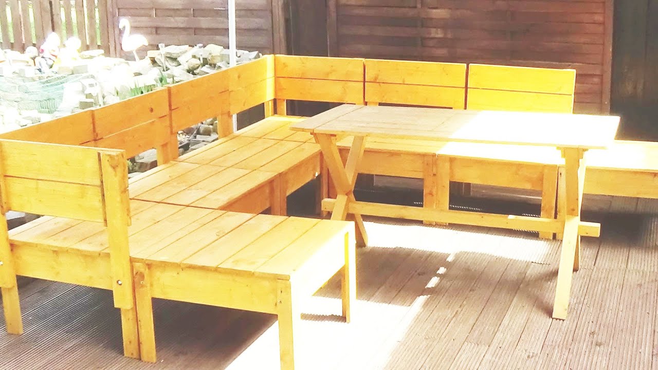 Gartenlounge mit System EINFACH selber bauen.