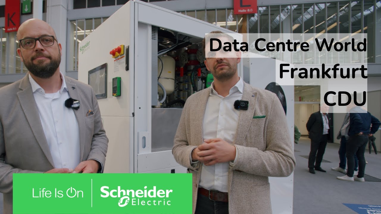 Data Centre World Frankfurt 2025 &ndash; Liquid Cooling zum Anfassen | Schneider Electric