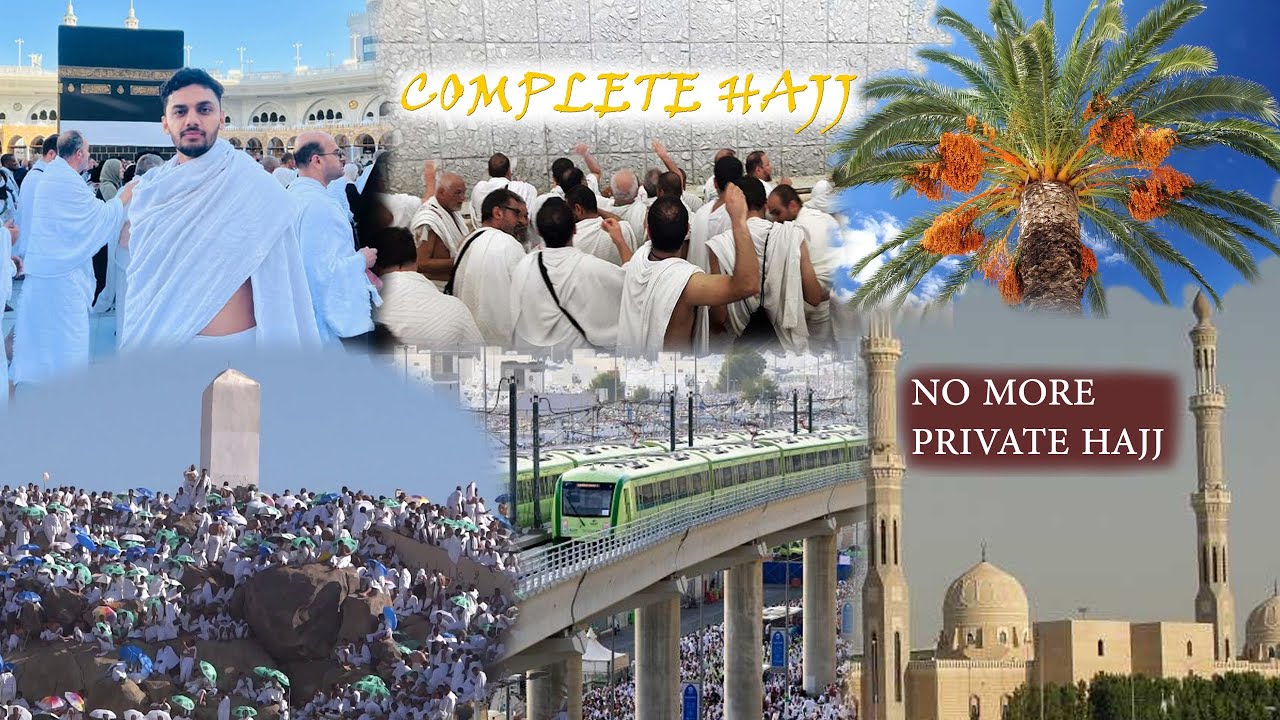 Hajj Step by Step - My Complete Hajj Mina To Arafat & Muzdalifah, Rami Jamarat | Government Hajj