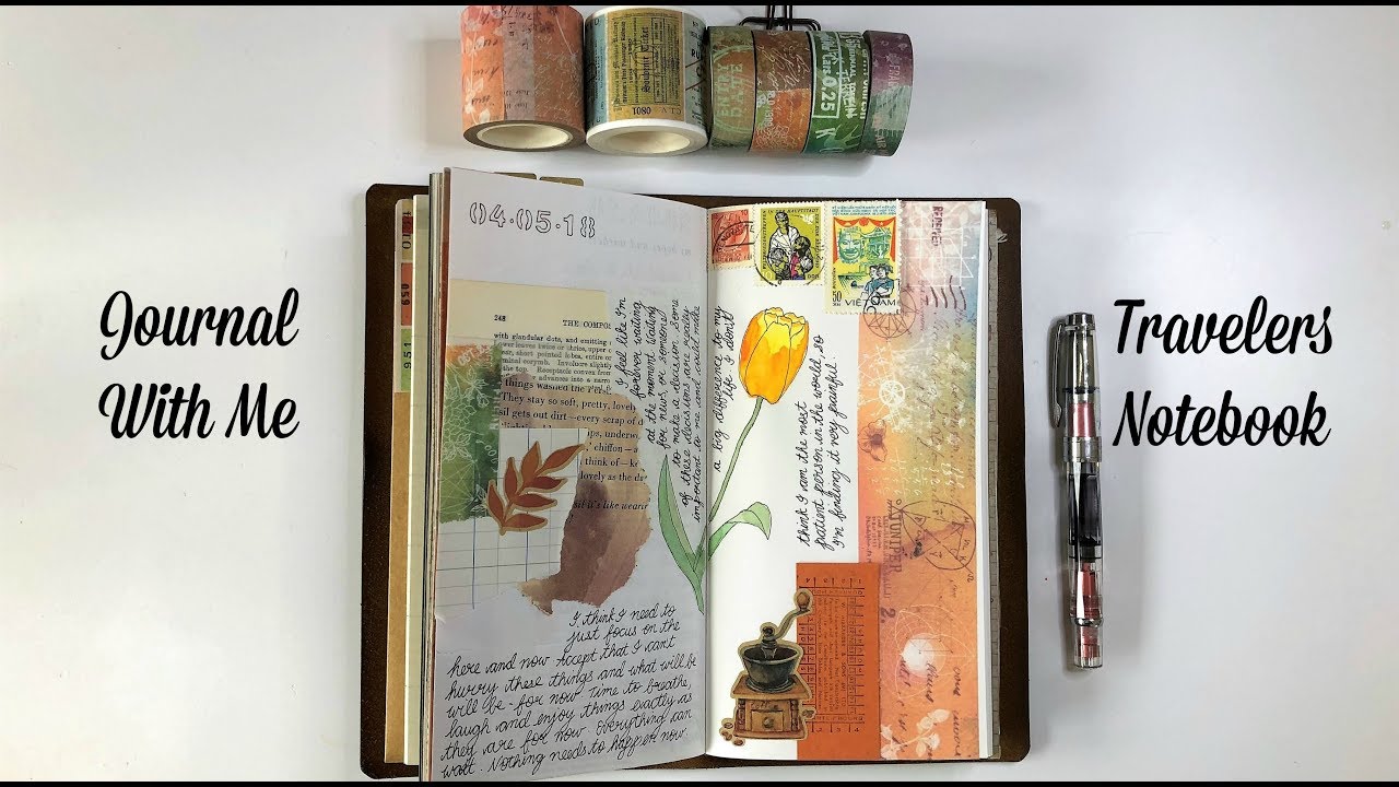 Travelers Notebook Process Video | Journal With Me | May 2018