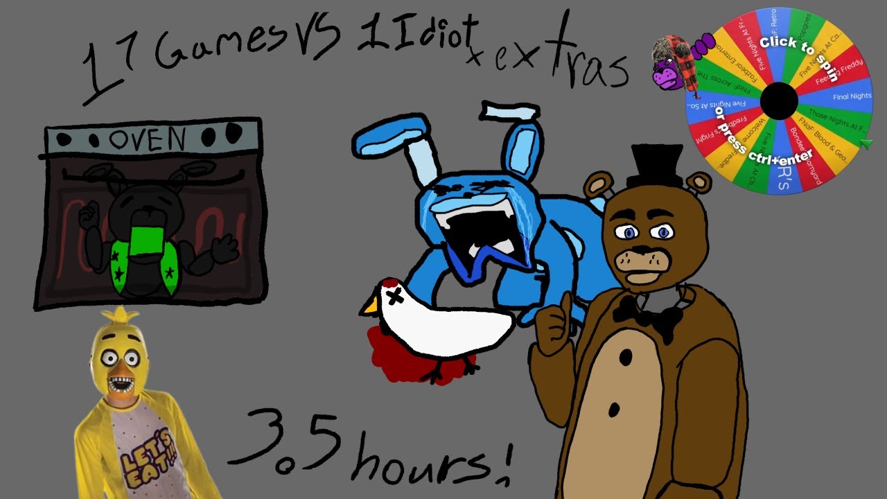 FNaF Fan Games But Everytime I Lose, I Play A New One.