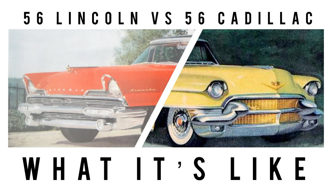 Это и то издание 50-х годов. Премьера Lincoln 1956 года против Cadillac Series 62 Coupe Deville 1...