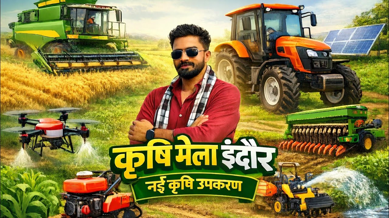 कृषि मेला इंदौर 2026 | किसानों के लिए इंदौर में लगा मध्य भारत का सबसे बड़ा मेला।