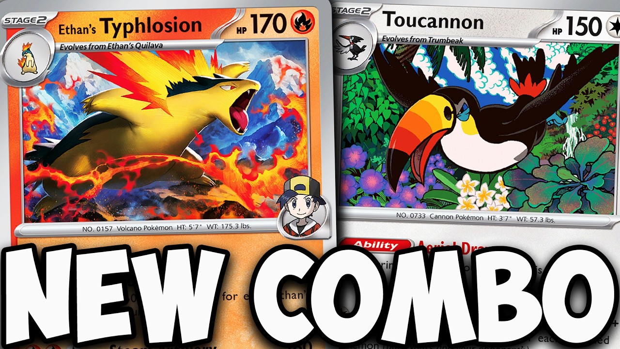 Новый лучший напарник для Typhlosion Итана &mdash; это, возможно, Toucannon!