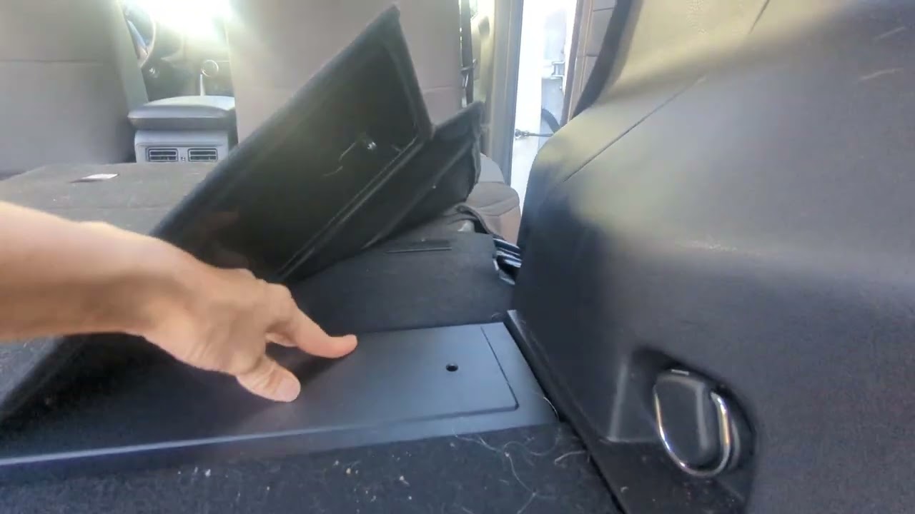 Fold flat seats Rav4 car camping