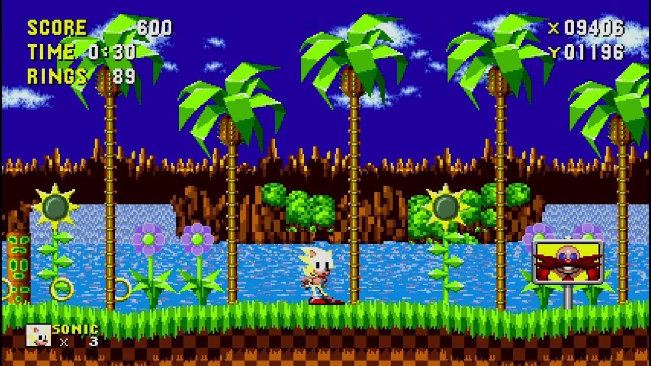 Sonic 1(2013) - Different Super Sonic Mod Showcase