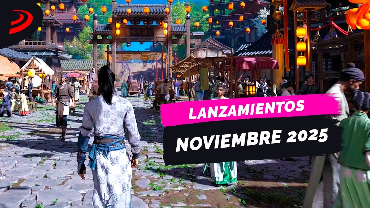 Los 31 MEJORES JUEGOS que SALEN en NOVIEMBRE de 2025