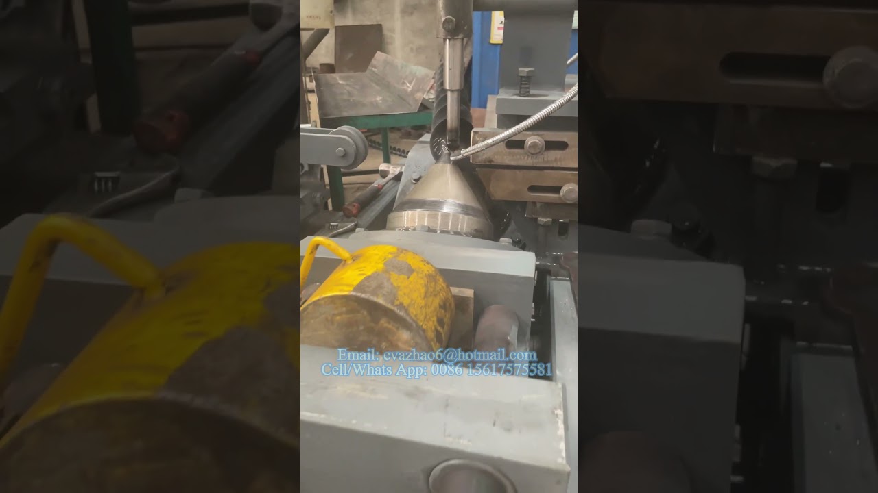 Spiral Blade Production Process, Flight Forming Machine #augermachine #screwflight #auger #helix