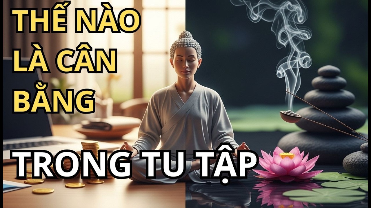 Cách cân bằng giữa đời sống vật chất và tu tập để đạt được an lạc