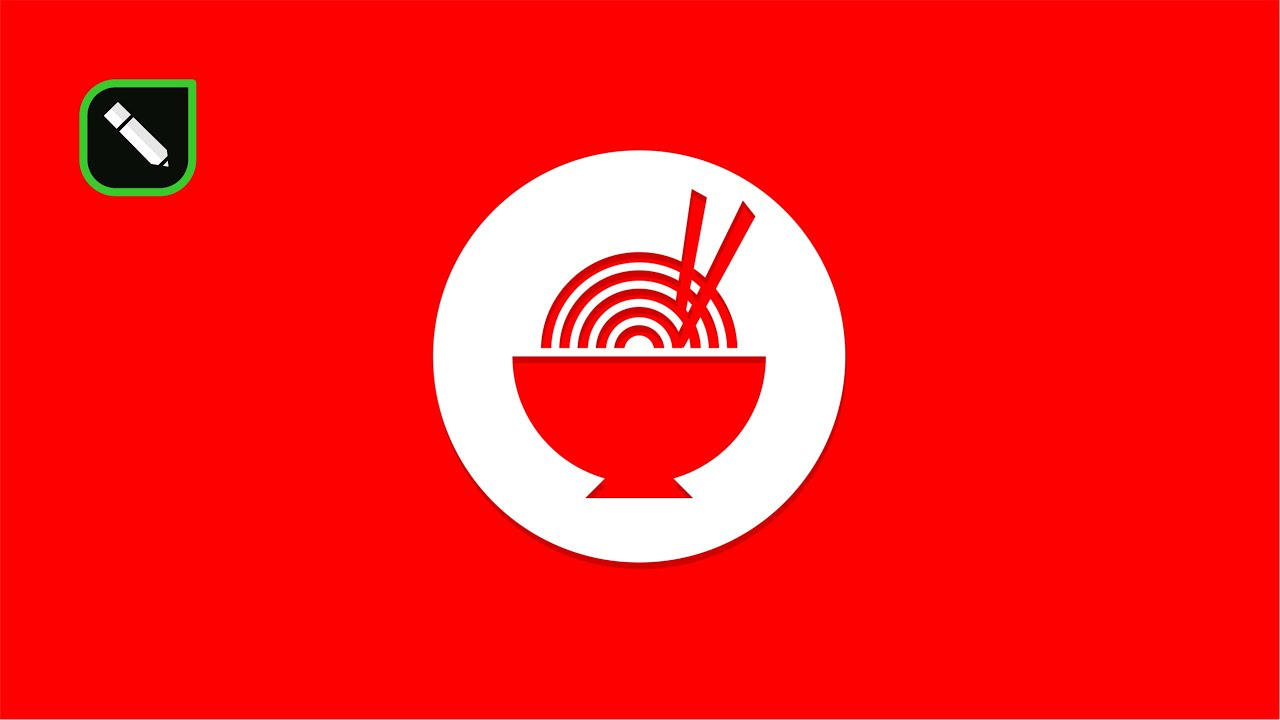 Cara Membuat Logo Mie Dengan Mangkuk di Coreldraw