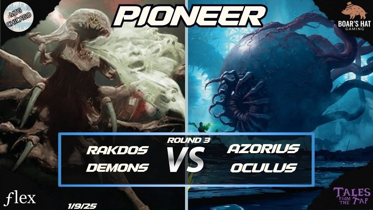 Rakdos Demons VS Azorius Oculus [MTG Pioneer Rd 3]
