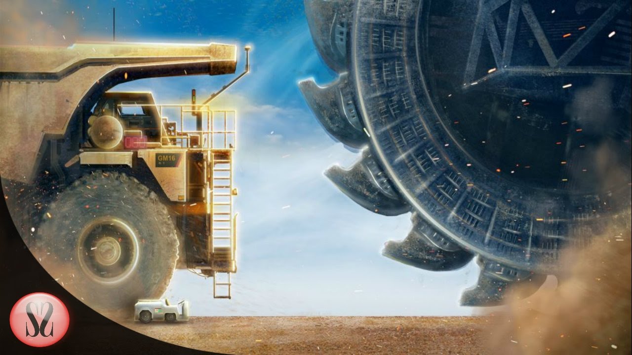 Giant Machines 2017 Gameplay - Repairing a Bucket Wheel Excavator