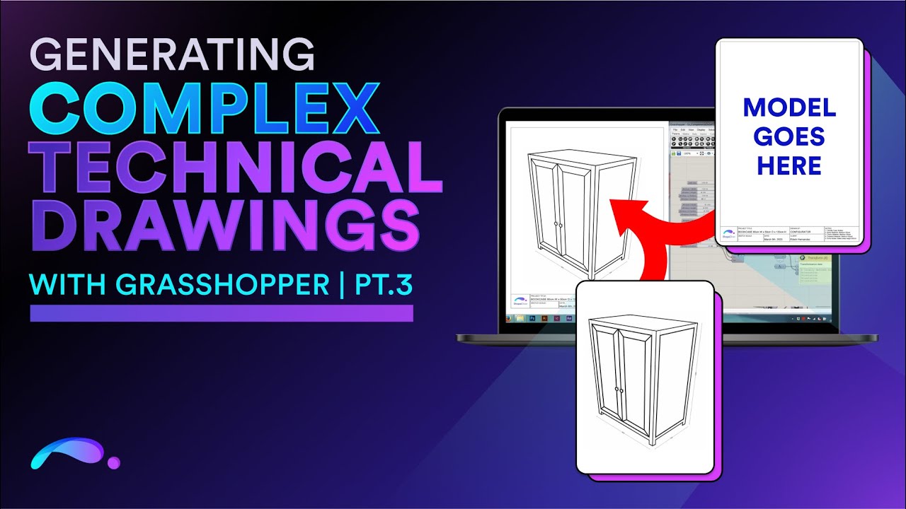 How To Generate Complex Technical Drawings w/ Grasshopper | Pt. 3