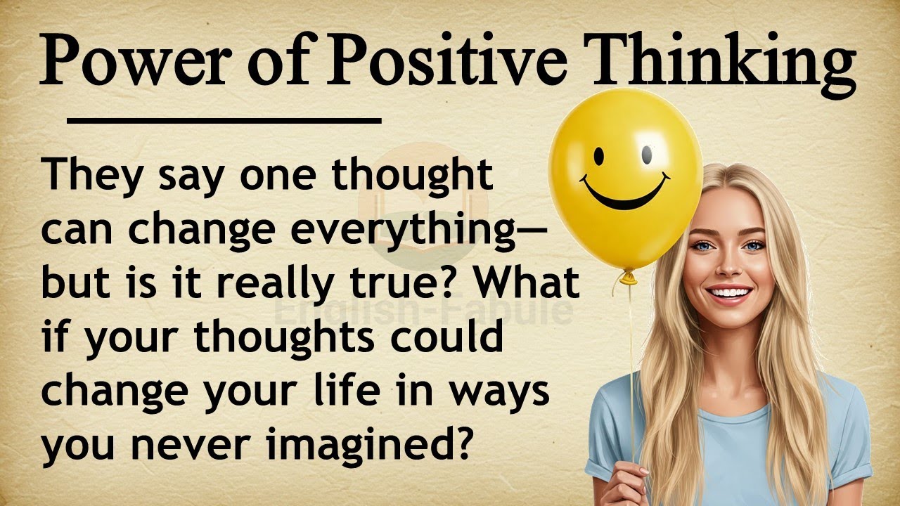 Power of Positive Thinking || 🌟 Learn English Through Story Level 3 || Graded Reader 🎧