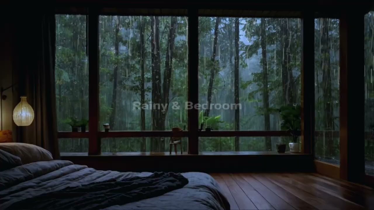 Холодный дождь снаружи, безопасно и тепло внутри 🌧️ Идеальная ночь для погружения в страну грез 18