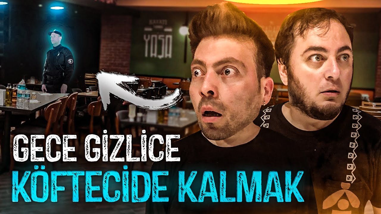 GECE GİZLİCE DEV KÖFTE FABRİKASINDA KALDIK ! @TAMER