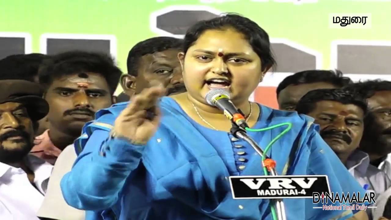 KANIMOZHI VS TAMIL MOZHI: VINDHIYA SPEECH; DINAMALAR 31/03/16 DATEd