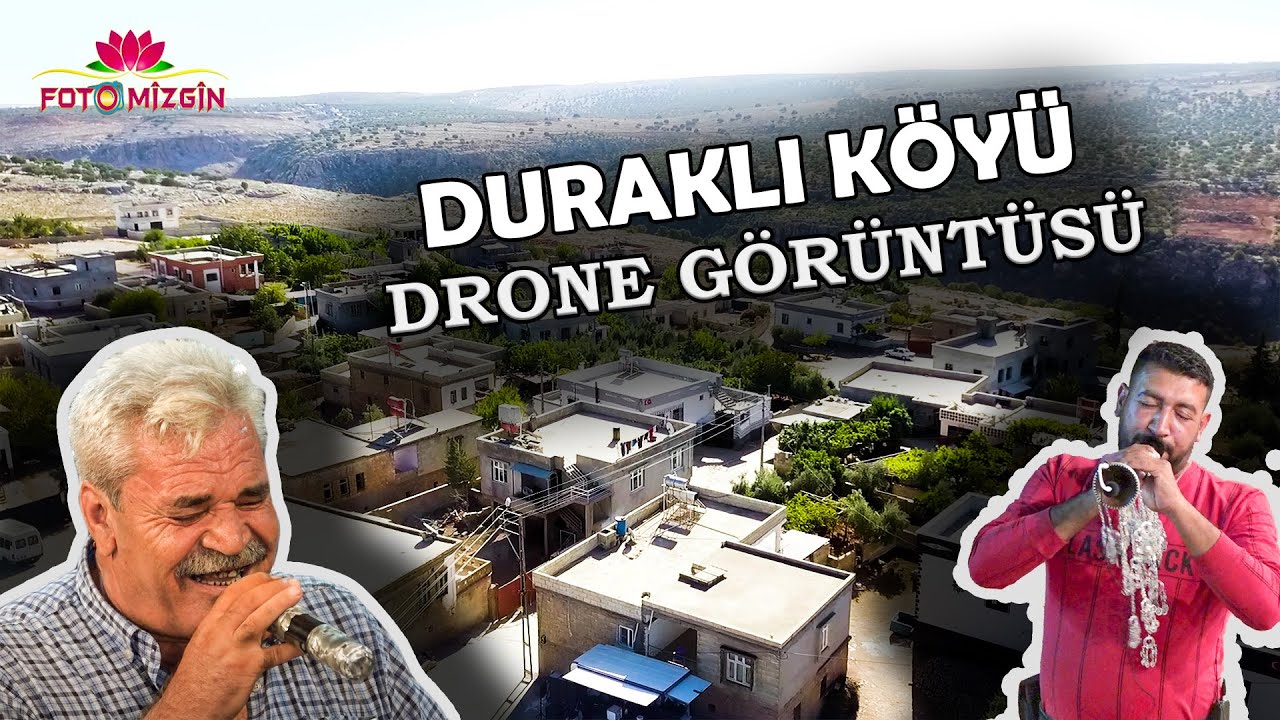 DURAKLI KÖYÜ -  ĞAMARLI HAMO -ZURNACI HALİL -ALAHACILI NAHSEN- DRONE ÇEKİMİ FOTO MİZGİN 4K