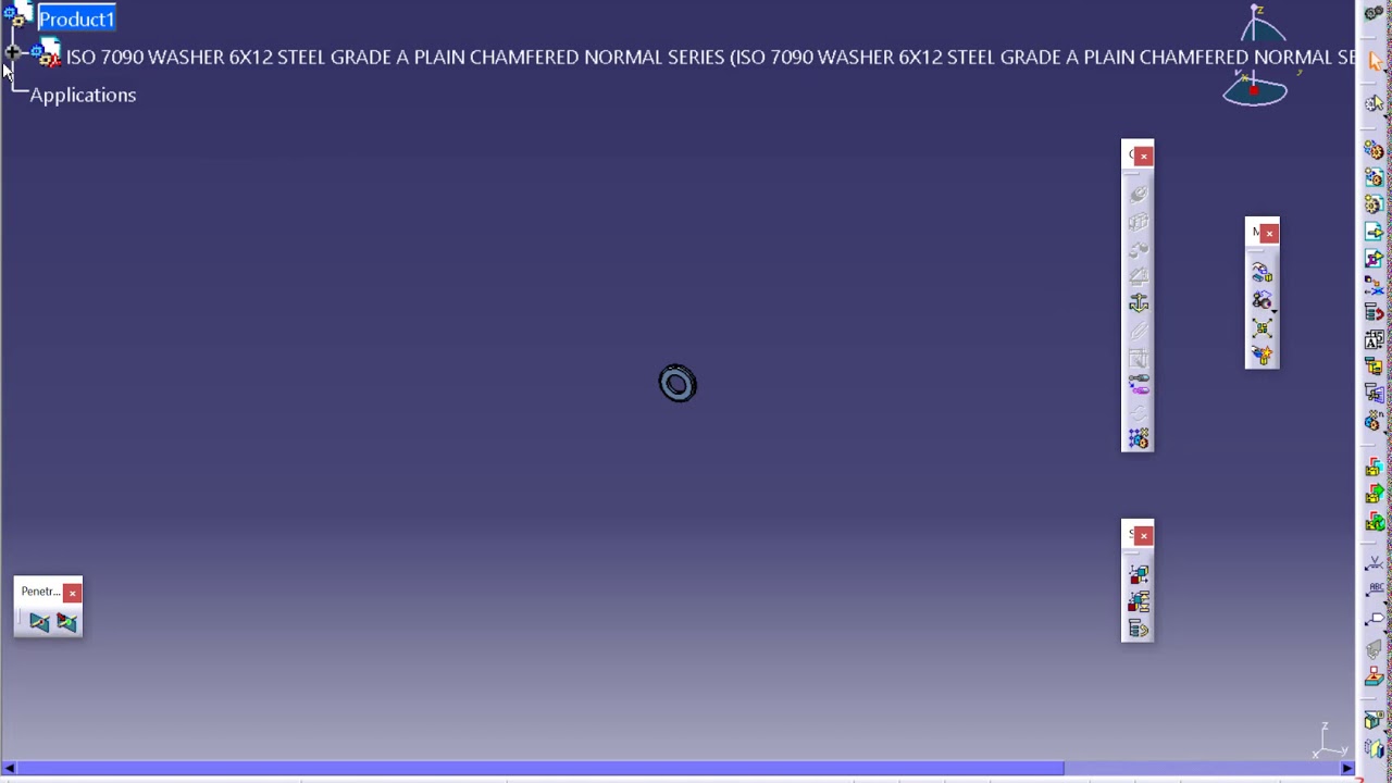 washer in CATIA